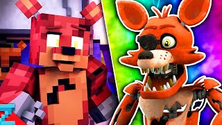 Foxy Reacts To quotThe Foxy Songquot  Minecraft FNAF Animation Music Video [upl. by Lienet]