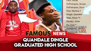 Quandale Dingle Graduated High School  Famous News [upl. by Bate]