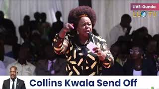 HON MILLIE ODHIAMBO AKA AMILO GESA GESA BREAK INTO TEARS AT COLLOS BURIAL [upl. by Yadrahc]