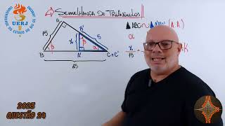 SEMELHANÇA DE TRIÂNGULOS  RECEITA MATEMÁTICA [upl. by Orly]