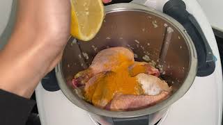 Poulet aux olives Thermomix avec disque de cuisson [upl. by Ablem475]