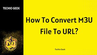 How To Convert M3U File To URL [upl. by Fattal381]