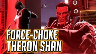 SWTOR Force Choke Theron Shan for Betraying You  Crisis on Umbra [upl. by Tamqrah]