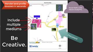 Dossier Studio  A map packet creation tool in Surety® Pro [upl. by Ynnaffit]