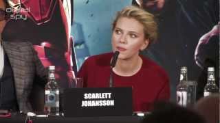 The Avengers Scarlett Johansson on Joss Whedon Hes gender blind [upl. by Aihsakal678]