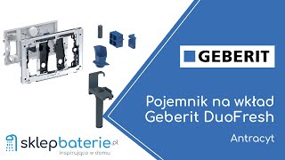 Pojemnik na kostki toaletowe do spłuczki Sigma 12 cm GEBERIT 115062BZ1  SklepBateriepl [upl. by Lleral]