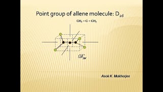 Finding the point group of Allene molecule [upl. by Glenda]