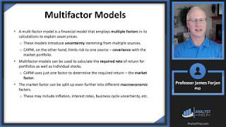 Arbitrage Pricing Theory and Multifactor Models of Risk and Return FRM P1 – Book 1 – Chapter 12 [upl. by Suirada201]