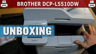 BROTHER DCPL5510DW 🖨️ Unboxing 1 [upl. by Nylodam]