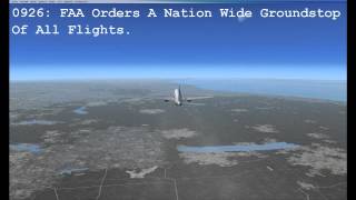 United Airlines Flight 93 Reconstruction with ATC Recording  September 11 2001 [upl. by Furtek]