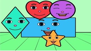 The Shapes Song and more  Best Preschool Learning Videos for Kids [upl. by Mavilia]