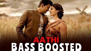 Aathi ena nee  Kathi  BASS BOOSTED 🔉 [upl. by Eelibuj]