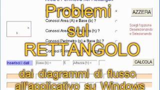 Problemi sul Rettangolo dal diagramma di flusso allapplicativo su Windows [upl. by Sonia]