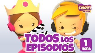 TODOS LOS EPISODIOS DE PEQUEÑOS HEROES 🎬  La Serie  Capitulos completos  Aprende sobre la Biblia [upl. by Enirehtahc]