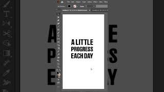 Text block script in adobe illustrator adobeillustrator illustratortutorial shorts [upl. by Trilbee]