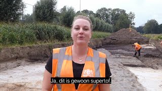 Meekijken bij een opgraving Noordweg ⛏️ [upl. by Nessi]