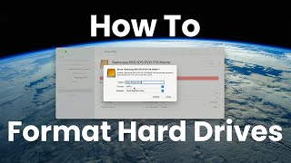 How to Format an SSD or HDD on MacOS [upl. by Akehsyt]