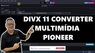 Converter Vídeo para Reproduzir Pendrive na Central Multimídia da Pioneer com o Divx 11 [upl. by Ammadis]