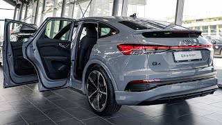 2024 Audi Q4 etron Sportback S line  Exterior and Interior Walkaround [upl. by Trinette]