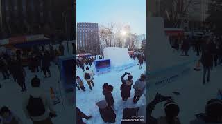 2024 SAPPORO SNOW FESTIVAL shorts [upl. by Mychael]