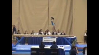 Silvia ColussiPelaez Nationals 2010 beam montage [upl. by Rianon]