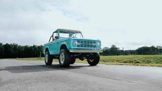 Tiffany Blue  1967 Velocity Signature Classic Bronco [upl. by Llyrehc]