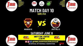 🔴Live Invaders SC VS Spicy Hill FC Jamaica Street Sports Trelawny Major League [upl. by Gorton855]