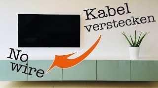 TV Kabel verstecken in Steinwand [upl. by Hunt801]