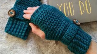 Crochet Gloves Tutorial  Crochet Gloves  Fingerless Gloves [upl. by Mott]