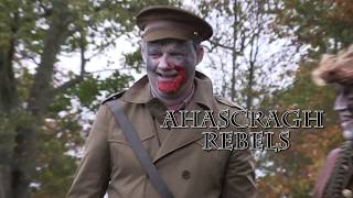 Ahascragh rebels on Garbally Zombie Walk 2017 [upl. by Vasilek]