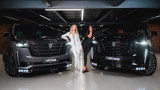 2024 CADILLAC ESCALADE IN STOCK VS LARTE BODY KIT [upl. by Odnomyar]