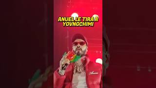 ANUEL LE TIRA A YOVNGCHIMI en SHOW anuelaa yovngchimi [upl. by Eilis]