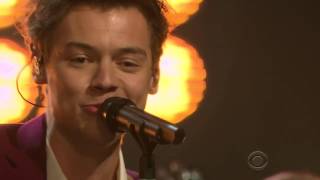 Harry Styles Carolina Live From The Late Late Show with James Corden [upl. by Flory]