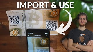 Import Bitcoin Paper Wallet with Private Key [upl. by Alessandra]