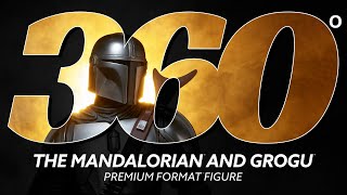 The Mandalorian™ and Grogu™Premium Format™ Figure by Sideshow Collectibles  360° [upl. by Dovev530]