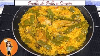 Paella de Pollo y Conejo  Receta de Cocina en Familia [upl. by Dobson]