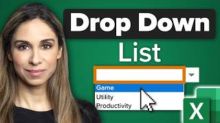 Create SMART Drop Down Lists in Excel with Data Validation [upl. by Leanard]