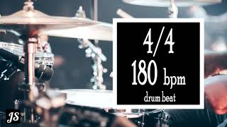 180 Bpm  44 Drum Beat [upl. by Gorrono]