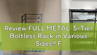 Review FULL METAL 5Tier Boltless Rack in Various Sizes FREE Delivery [upl. by Saito377]