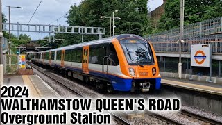 WALTHAMSTOW QUEENS ROAD Overground Station 2024 [upl. by Akitahs]