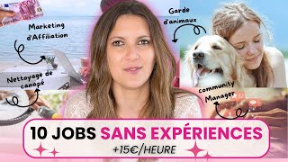 10 jobs 2024 sans expériences à 15€heure [upl. by Lilly]