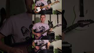 RAUNEN  Raum  GuitarampBass Solo Cover  TAB shorts [upl. by Sirej]