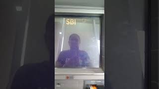 How to withdrawal money from SBI ATM Process💳🏧 Live [upl. by Notsahc]