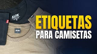 QUAL A MELHOR ETIQUETA DE CAMISETA PARA QUEM ESTÁ COMEÇANDO  Bastidores de uma marca de roupa 11 [upl. by Aivull346]