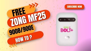 How to Fix the Zong Bolt MF25 9008 Dead Recovery Error  MF25 Dead Recovery [upl. by Ateekram]