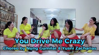 You Drive Me Crazy Line Dance [upl. by Cosette]