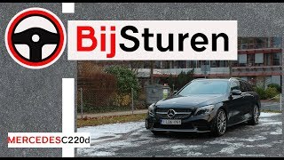 BijSturen  2018 Mercedes Cklasse Break C220d 194PK AMG line test review [upl. by Roch866]