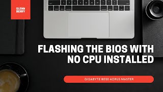 How to Flash the Gigabyte B550 AORUS MASTER BIOS with QFlash Plus [upl. by Neale]