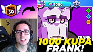 FRANKİ 1000 KUPA YAPTIM  BRAWL STARS [upl. by Gerald]