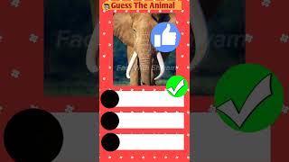 Guess the animal trendingshorts animals guessthename quiz guess [upl. by Bendicty785]